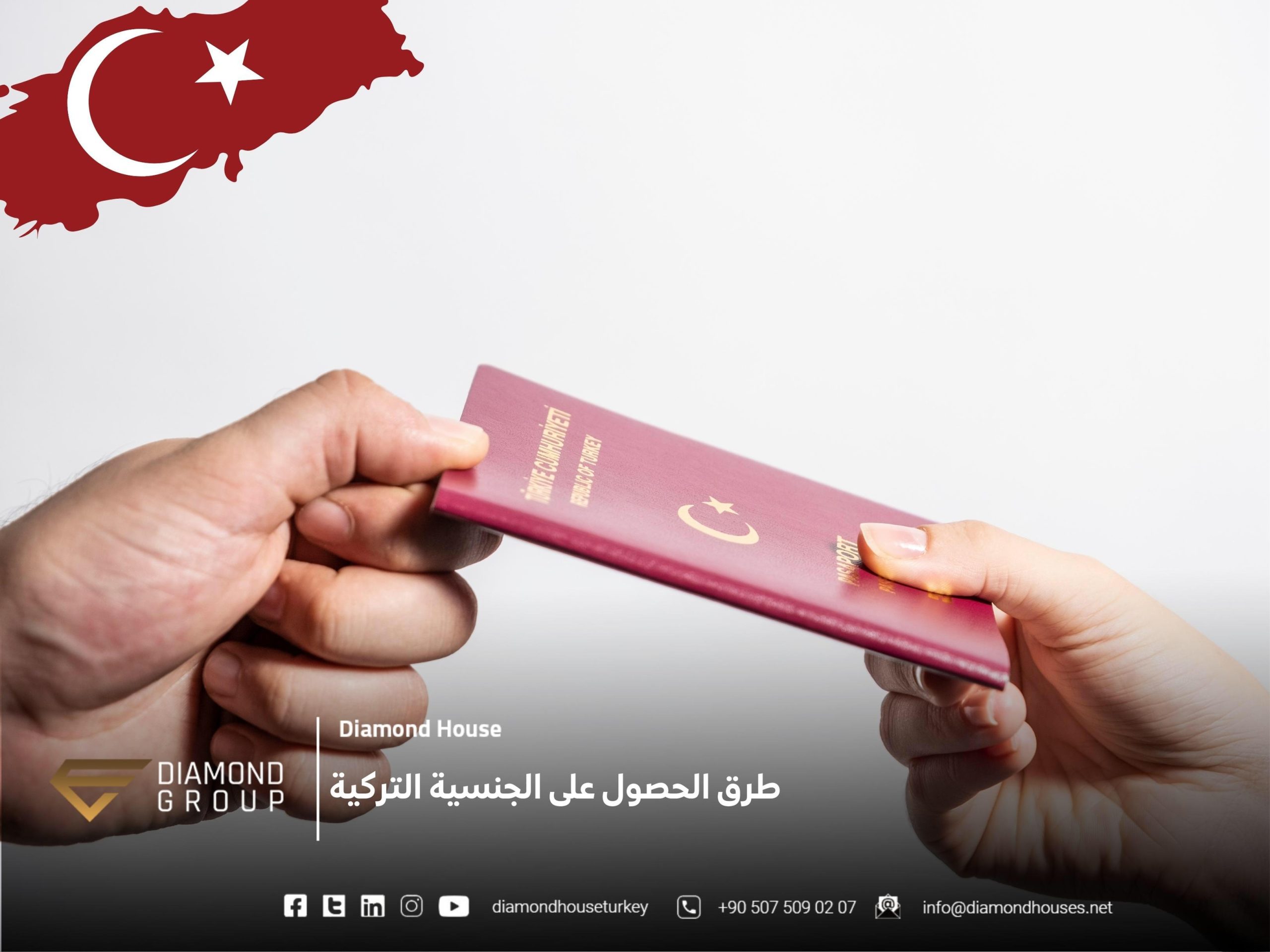 طرق الحصول على الجنسية التركية