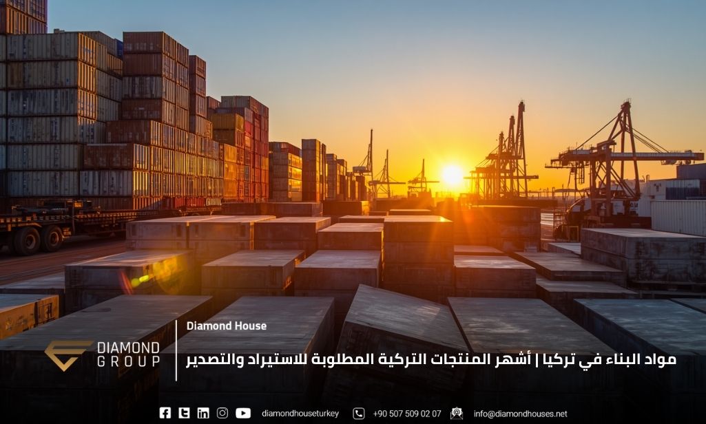 مواد البناء في تركيا | أشهر المنتجات التركية المطلوبة للاستيراد والتصدير